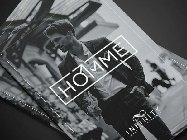 Linea di haircare Homme by Infinity